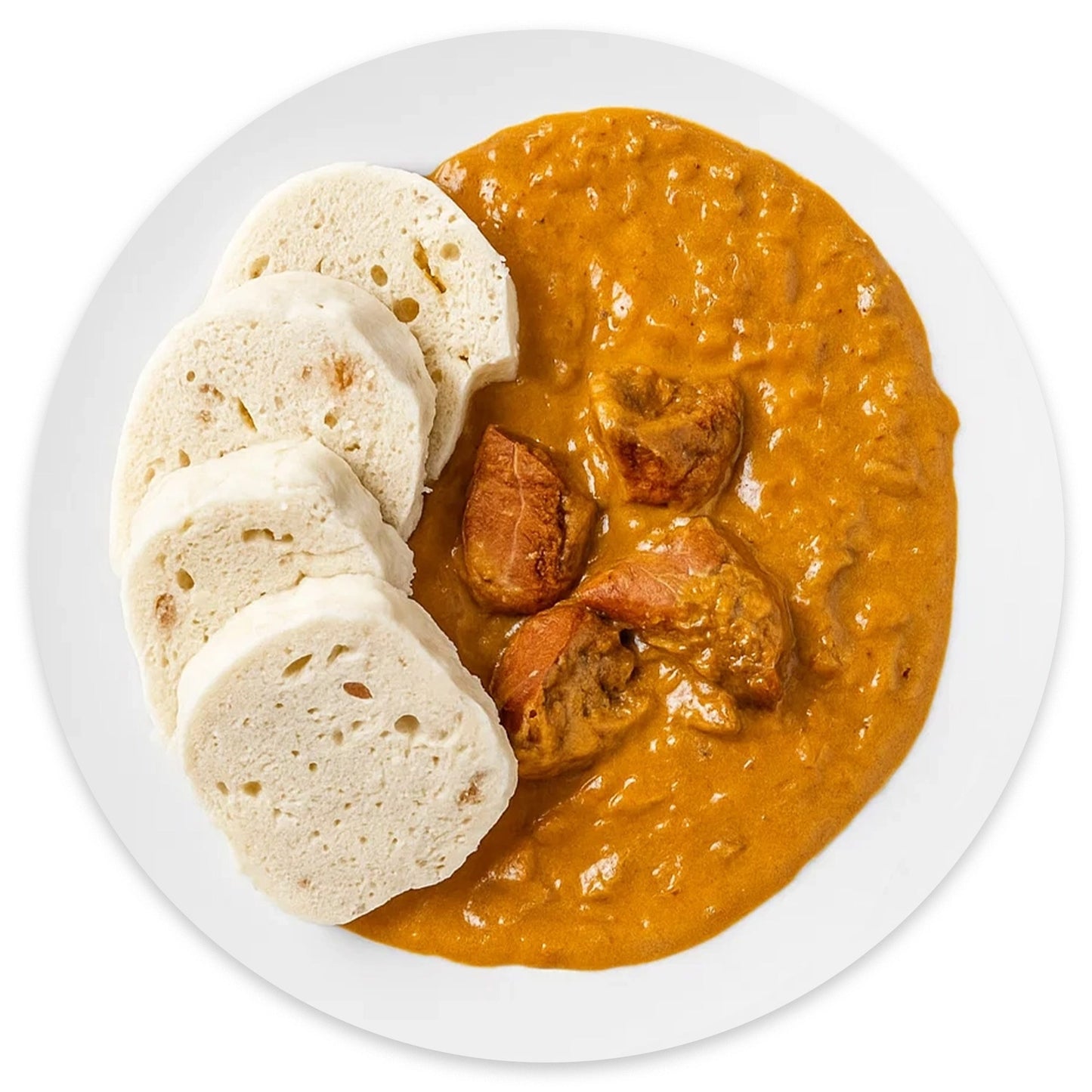Authentic Segedinský guláš s houskovým knedlíkem