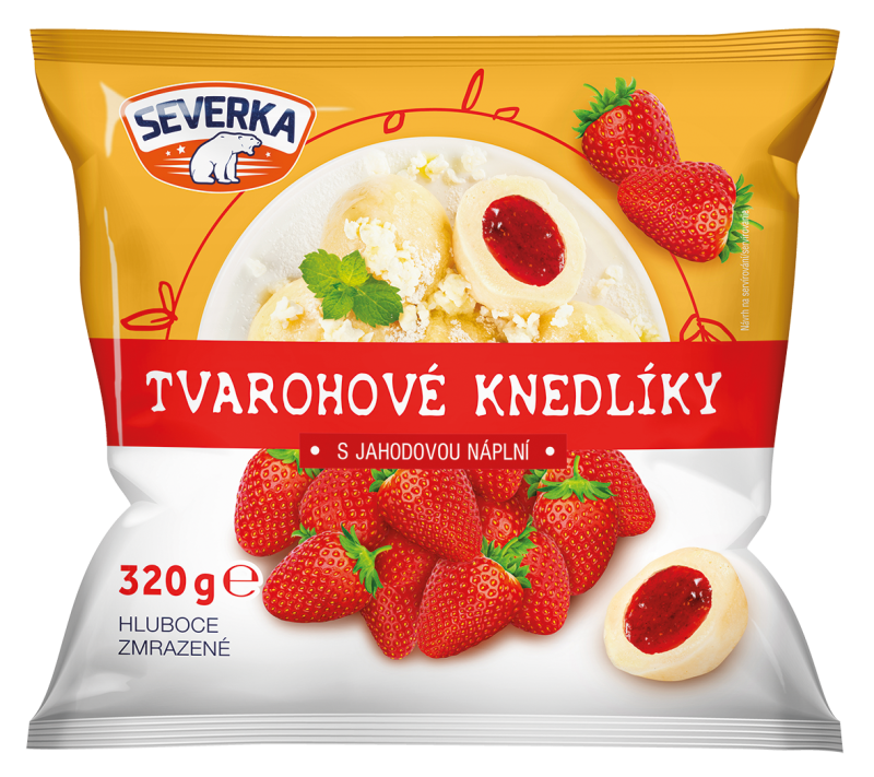 Severka Tvarohové knedlíky jahodové