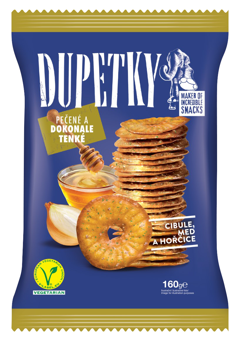 Dupetky Cibule, med a hořčice MAXI