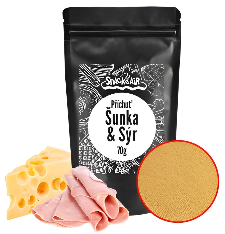 SnackAir Popcorn příchuť Šunka a sýr