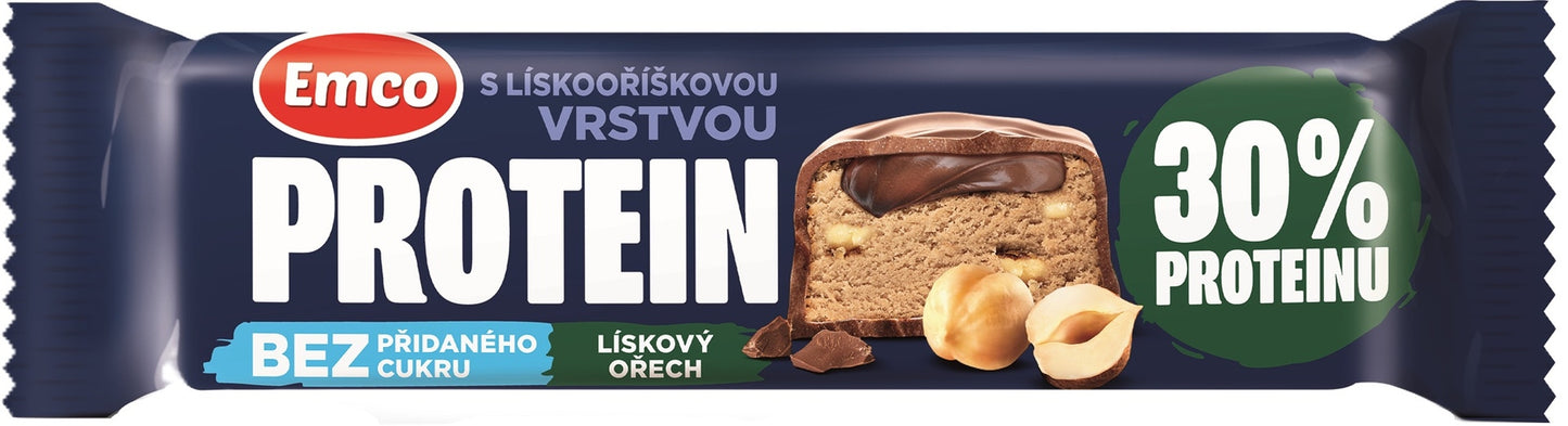 Emco Proteinová tyčinka lískový oříšek
