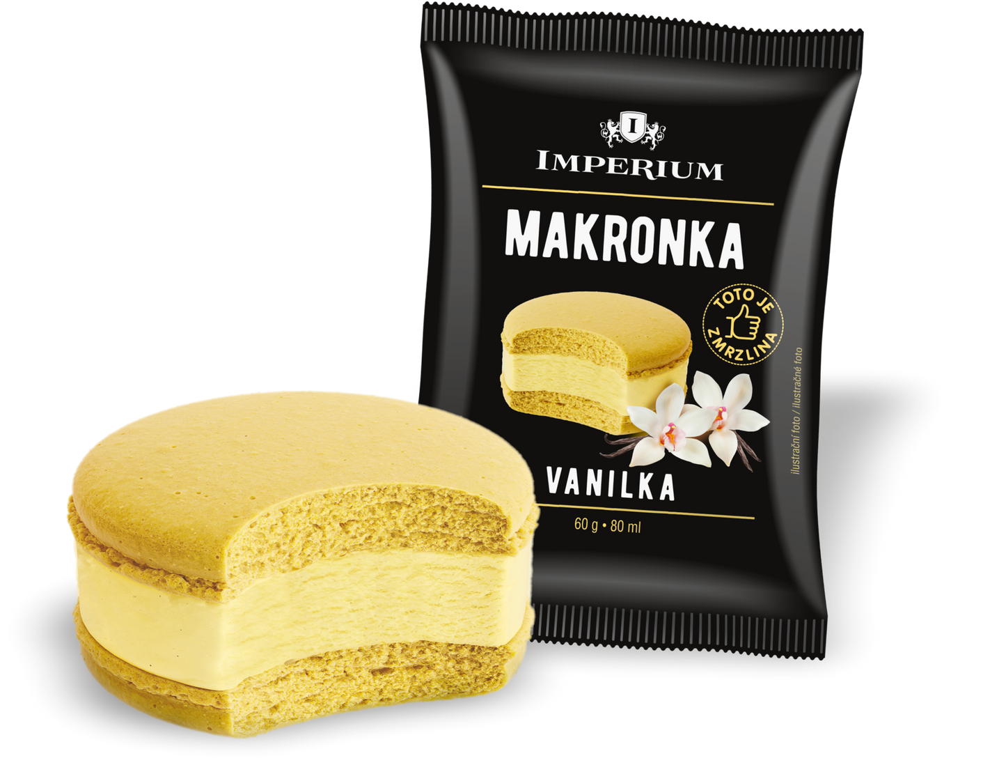Imperium Zmrzlinová makronka Vanilka