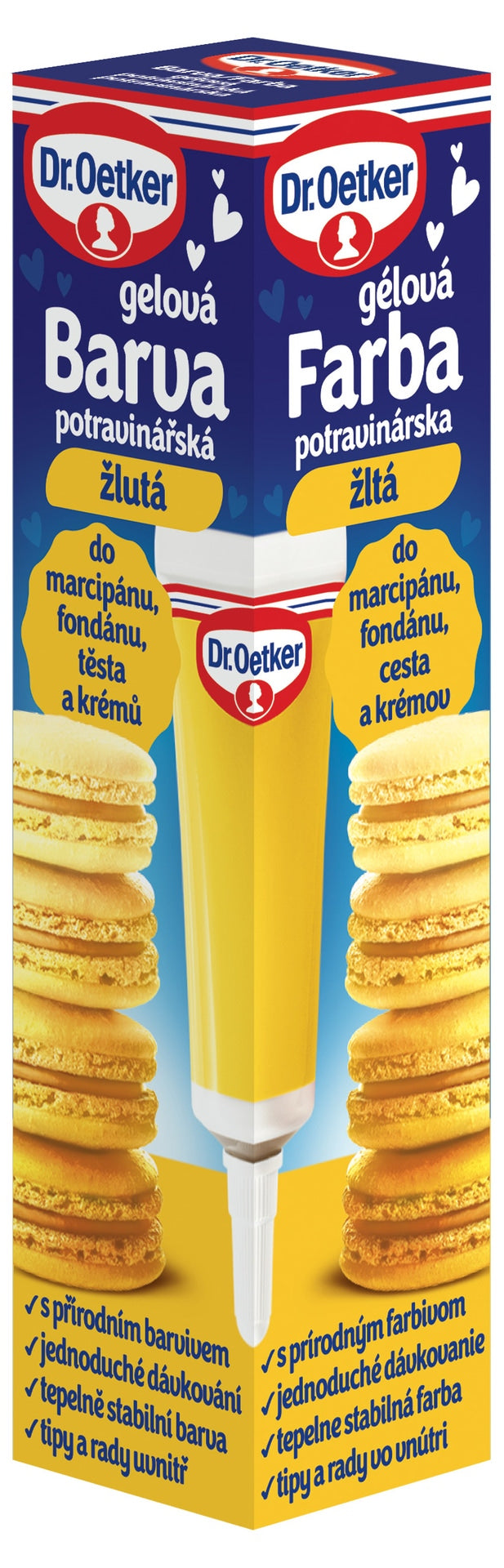 Dr. Oetker Barva potravinářská žlutá gelová