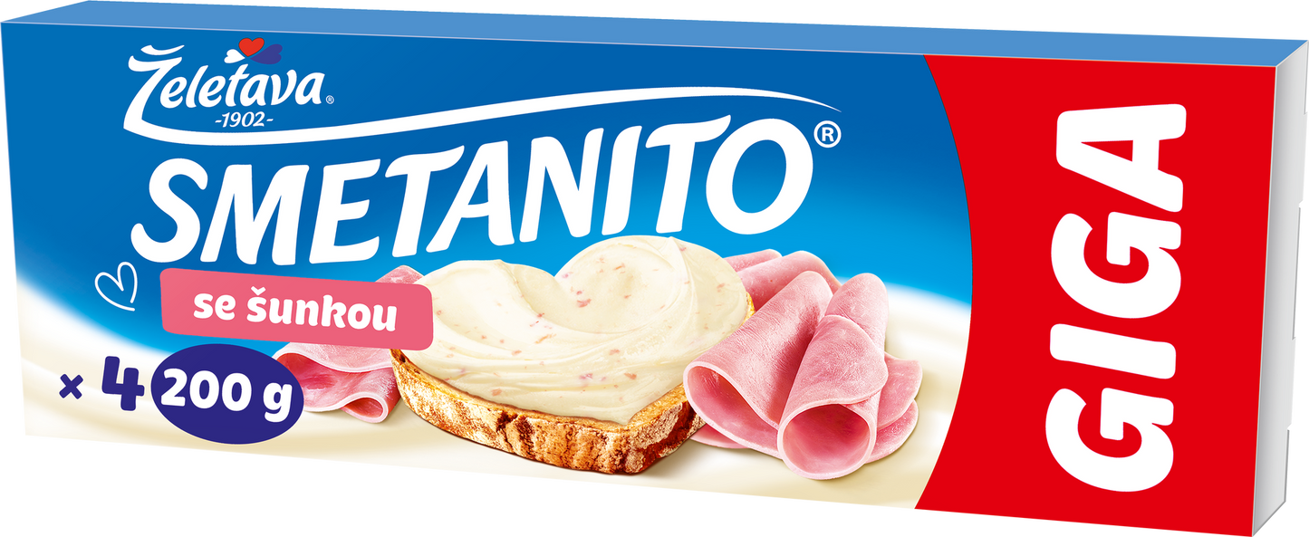 Smetanito Se šunkou 4ks