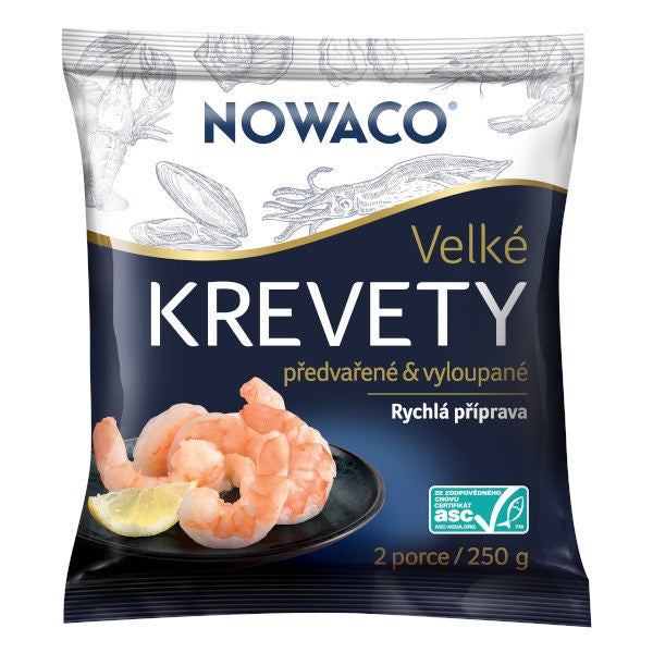Nowaco Krevety vyloupané předvařené (31/40 ks/lb)
