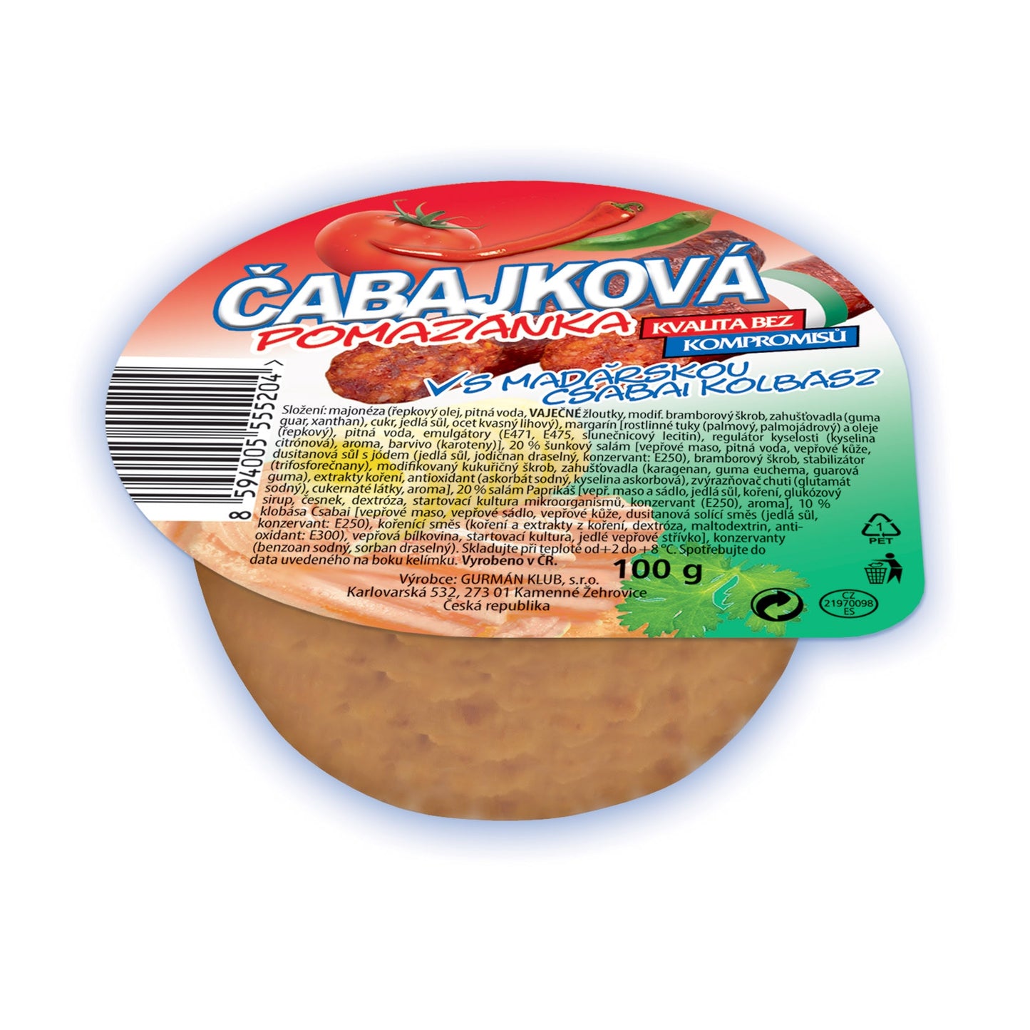 Gurmán Klub Čabajková pomazánka