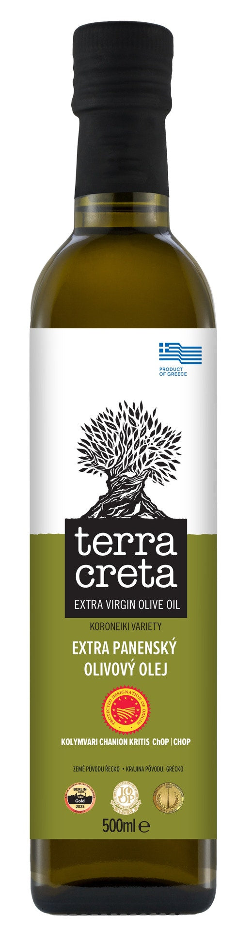 Terra Creta Extra panenský olivový olej Estate PDO Kolymvari