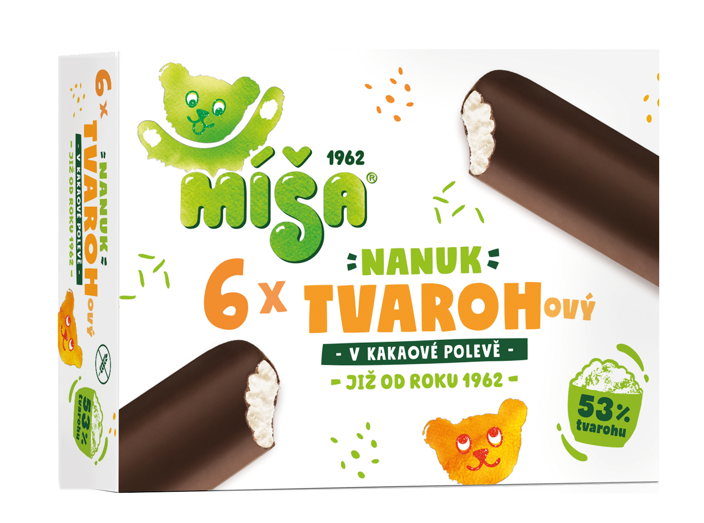 Míša Tvarohový nanuk multipack, 6x45ml