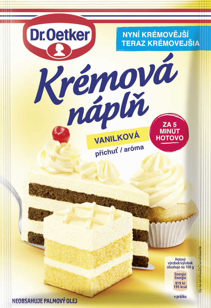 Dr. Oetker Krémová náplň vanilková