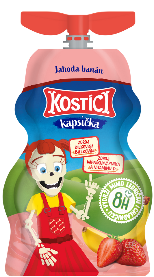 Kostíci Kapsička Jahoda a banán