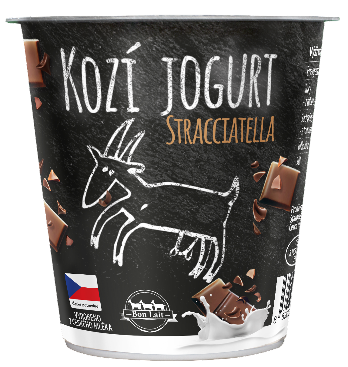 Bon Lait Kozí jogurt stracciatella