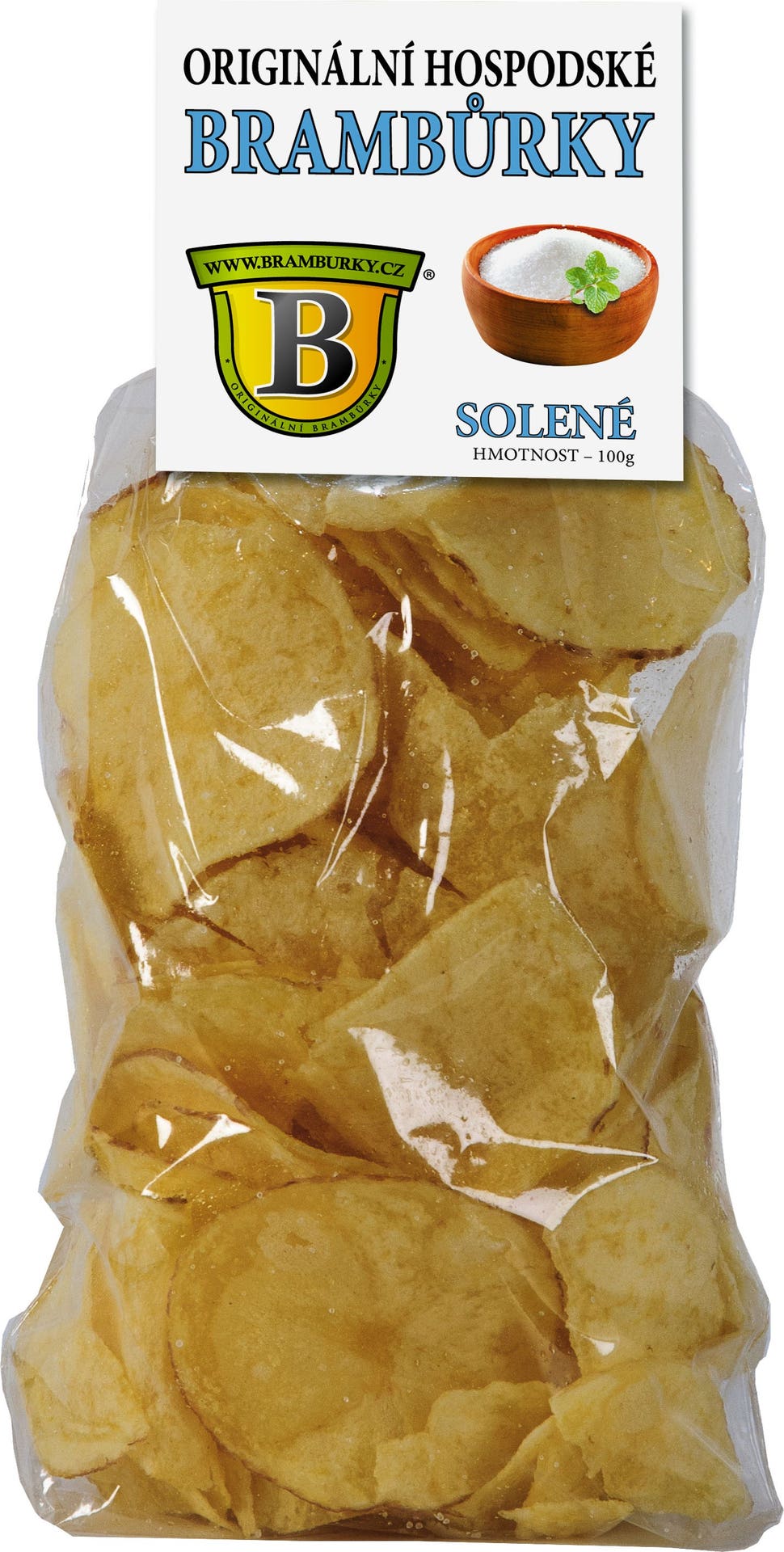 Originální hospodské brambůrky solené