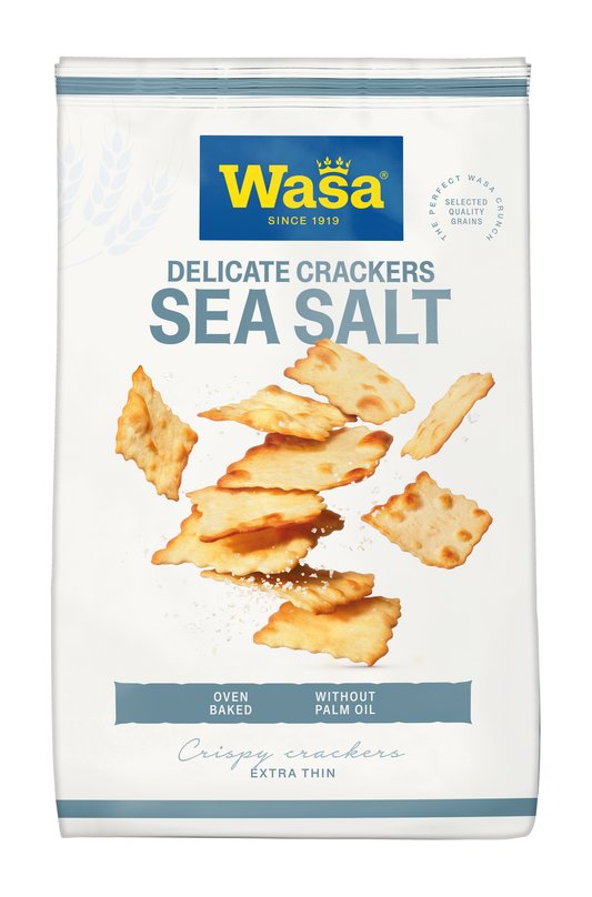 Wasa Delicate Crackers mořská sůl