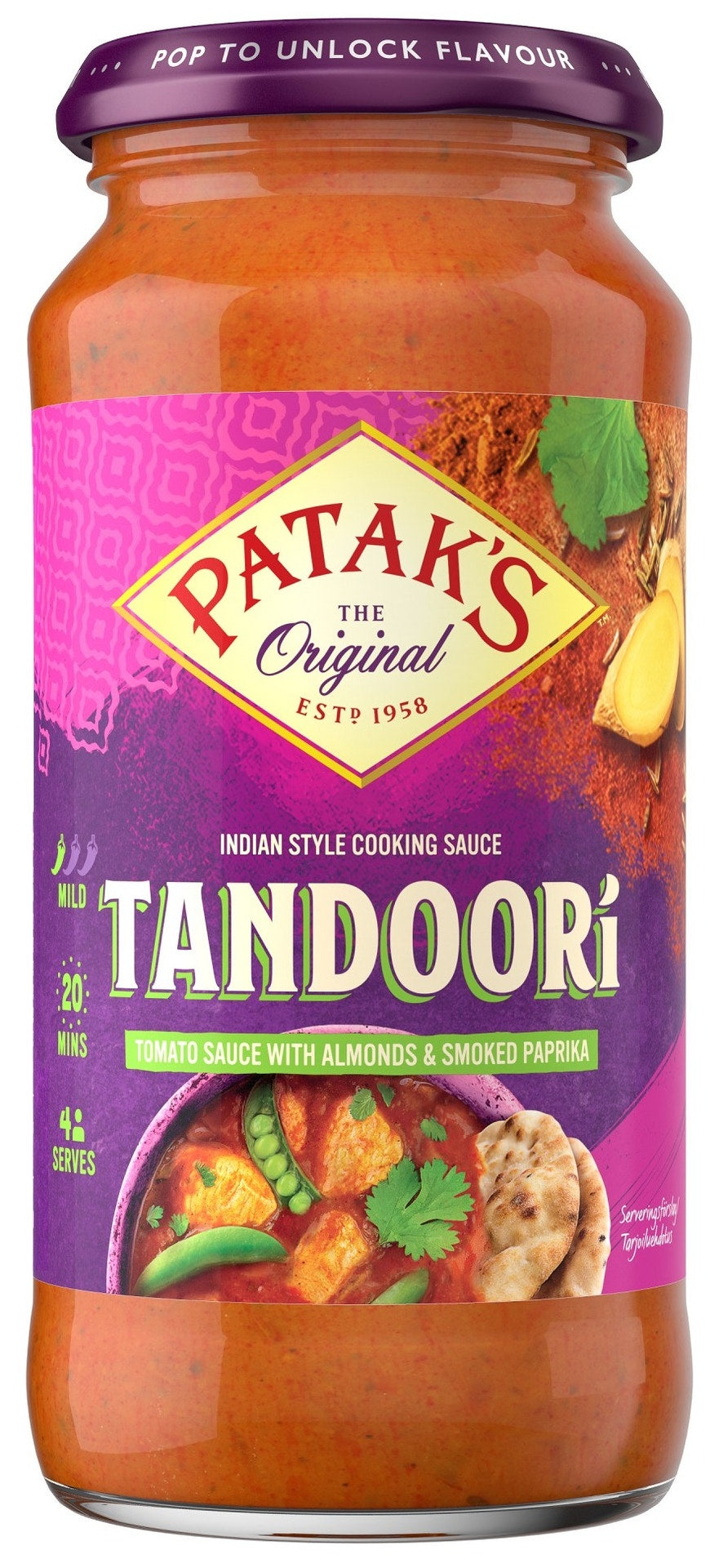 Pataks Tandoori kari omáčka