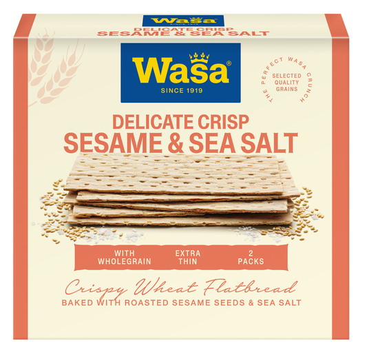 Wasa Delicate Crisp křupavé tenké plátky se sezamem