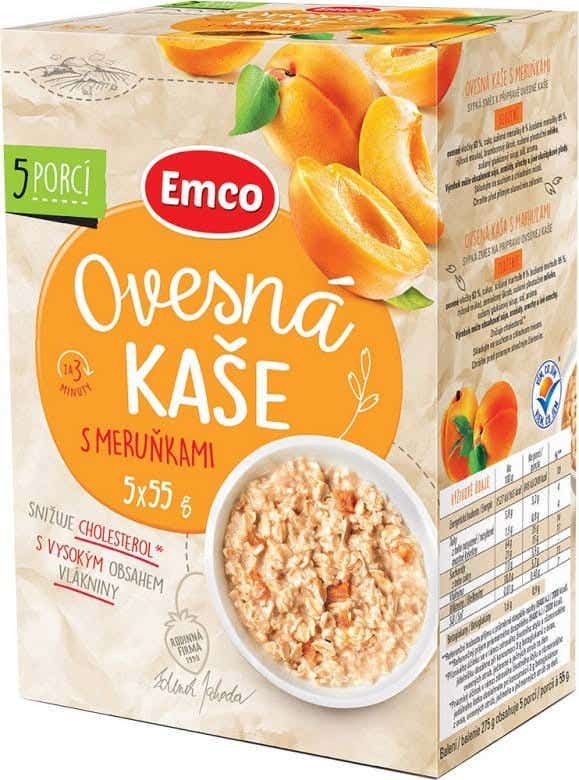 Emco Ovesná kaše s meruňkami 5x55g