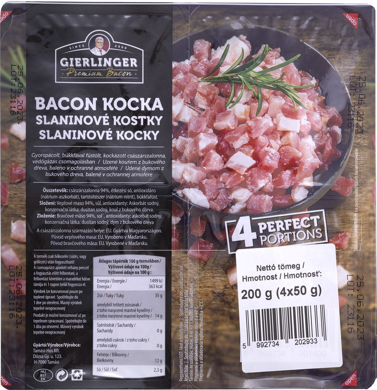 Gierlinger's Slaninové kostky