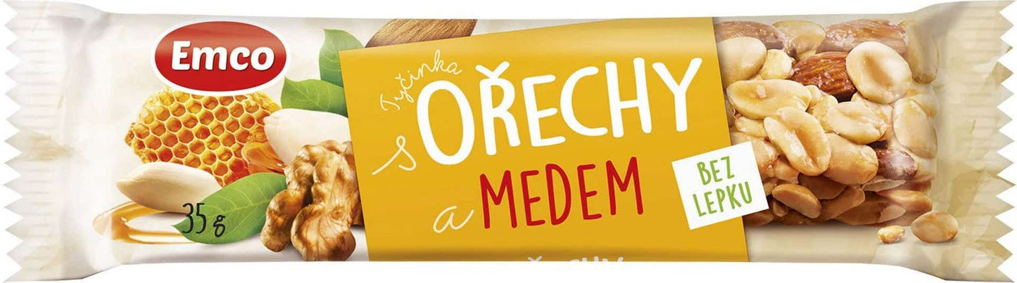Emco Tyčinka s Ořechy a medem