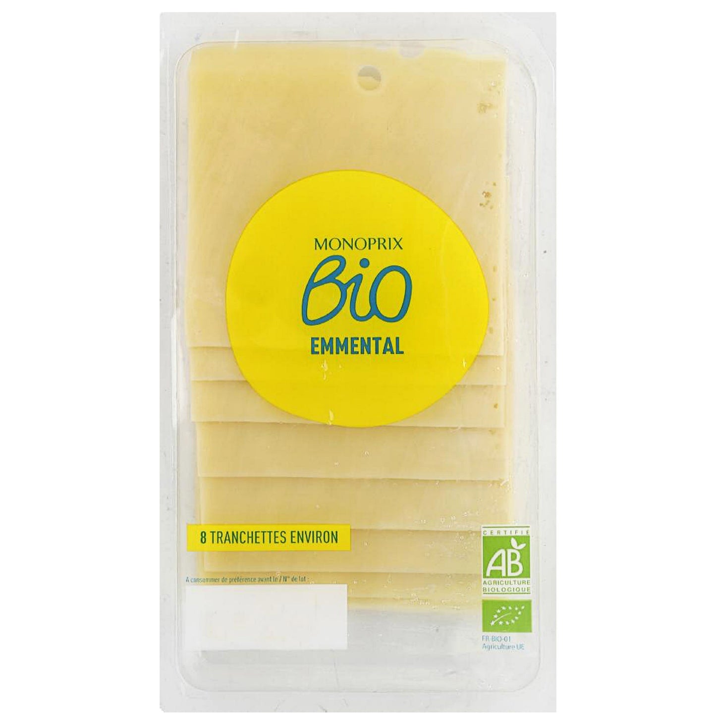 Monoprix Biologique BIO Ementál, plátky