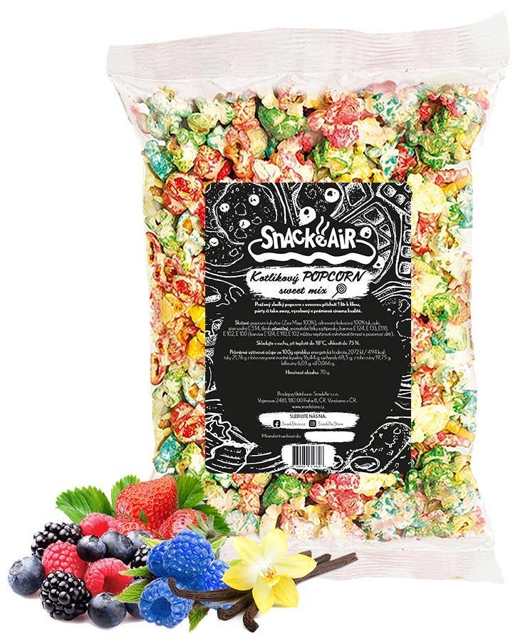 SnackAir Kotlíkový popcorn sladký mix
