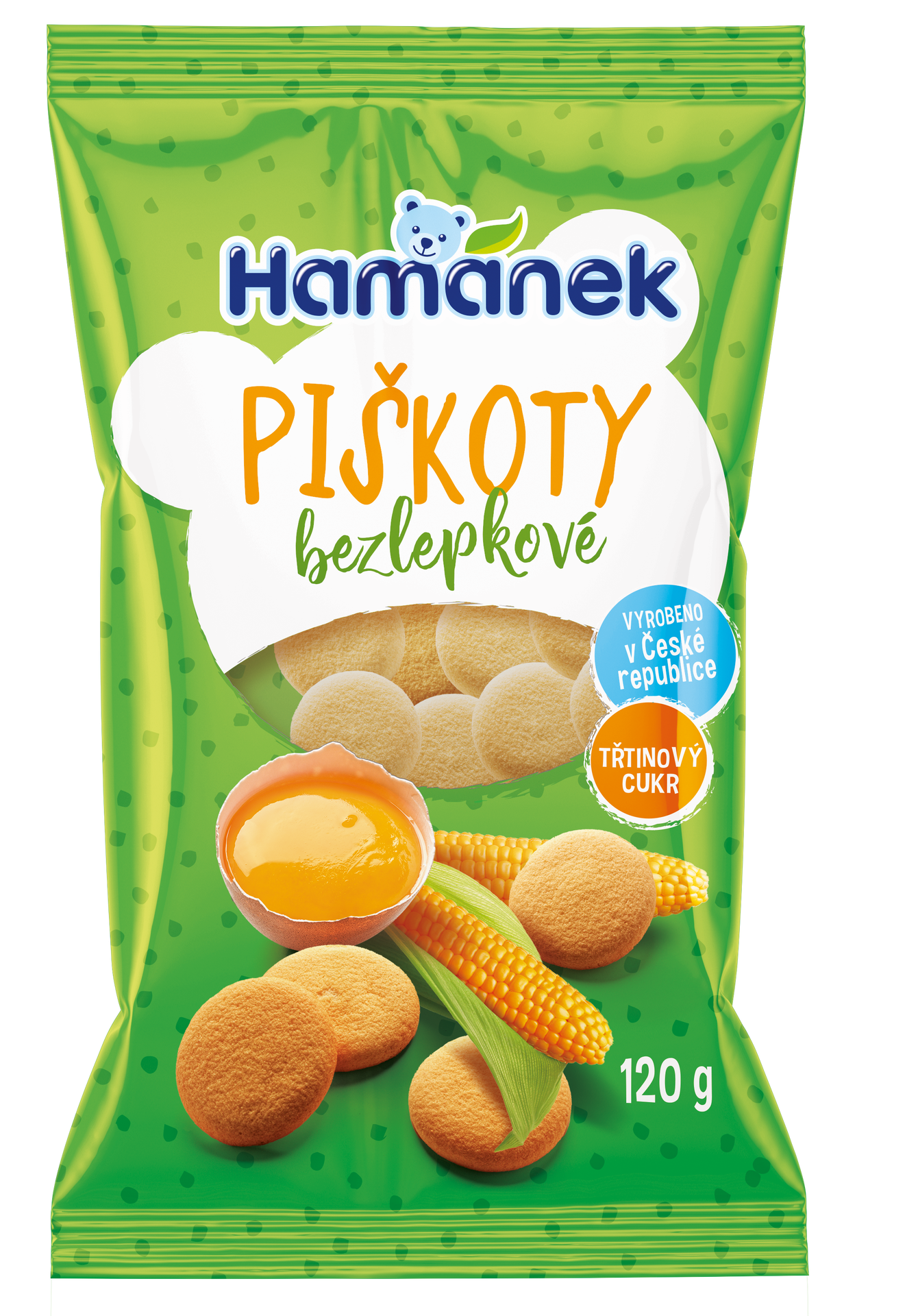 Hamánek bezlepkové piškoty