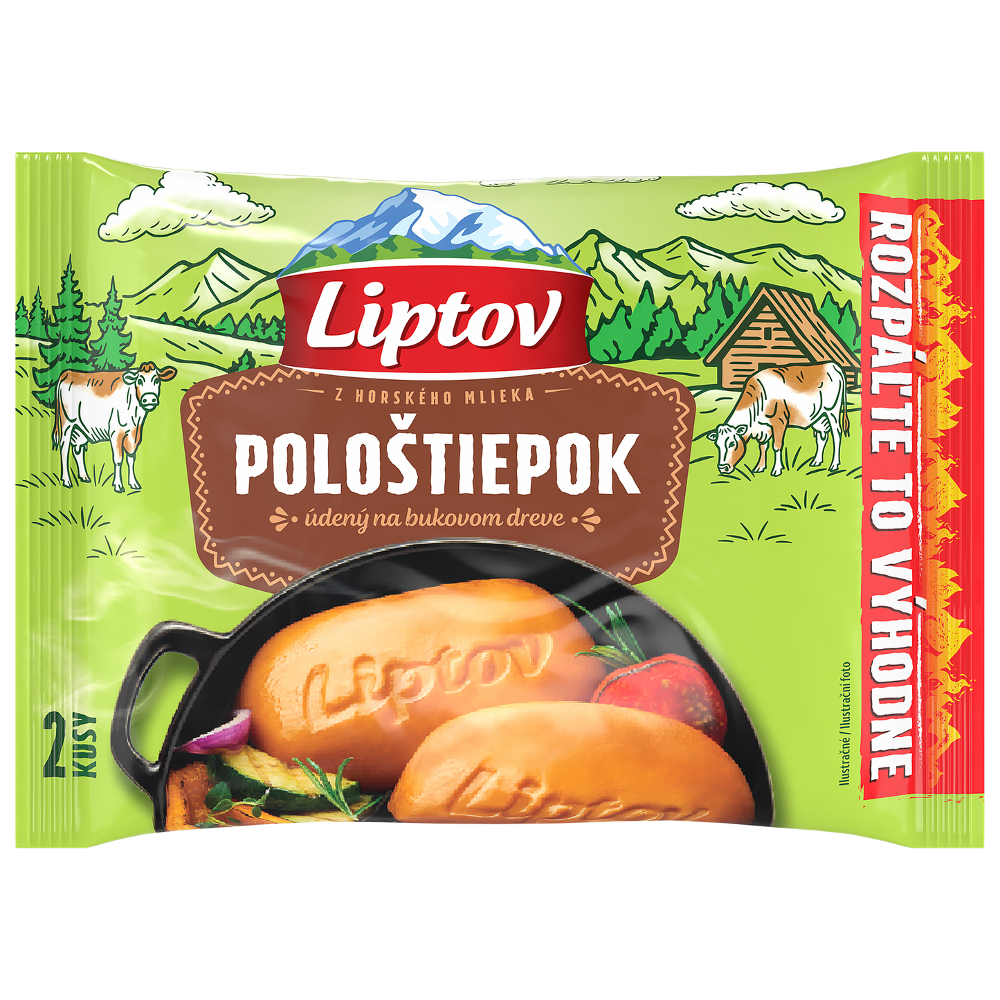Liptov Pološtiepok na gril a pánev