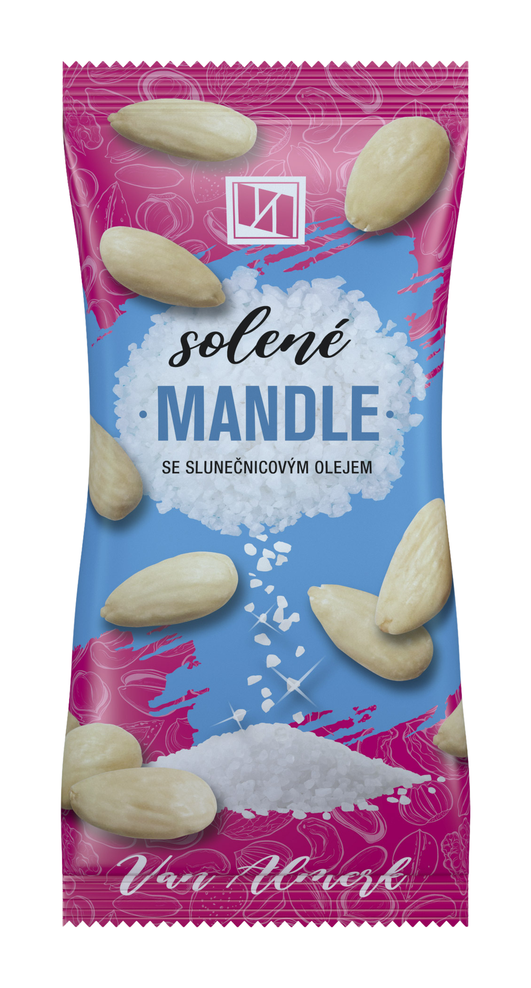 Van Almerk Mandle pražené solené