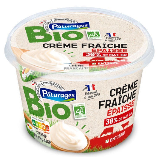 Pâturages BIO Créme fraiche 30%