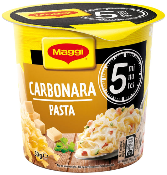Maggi 5 minutes Pasta Carbonara, kelímek