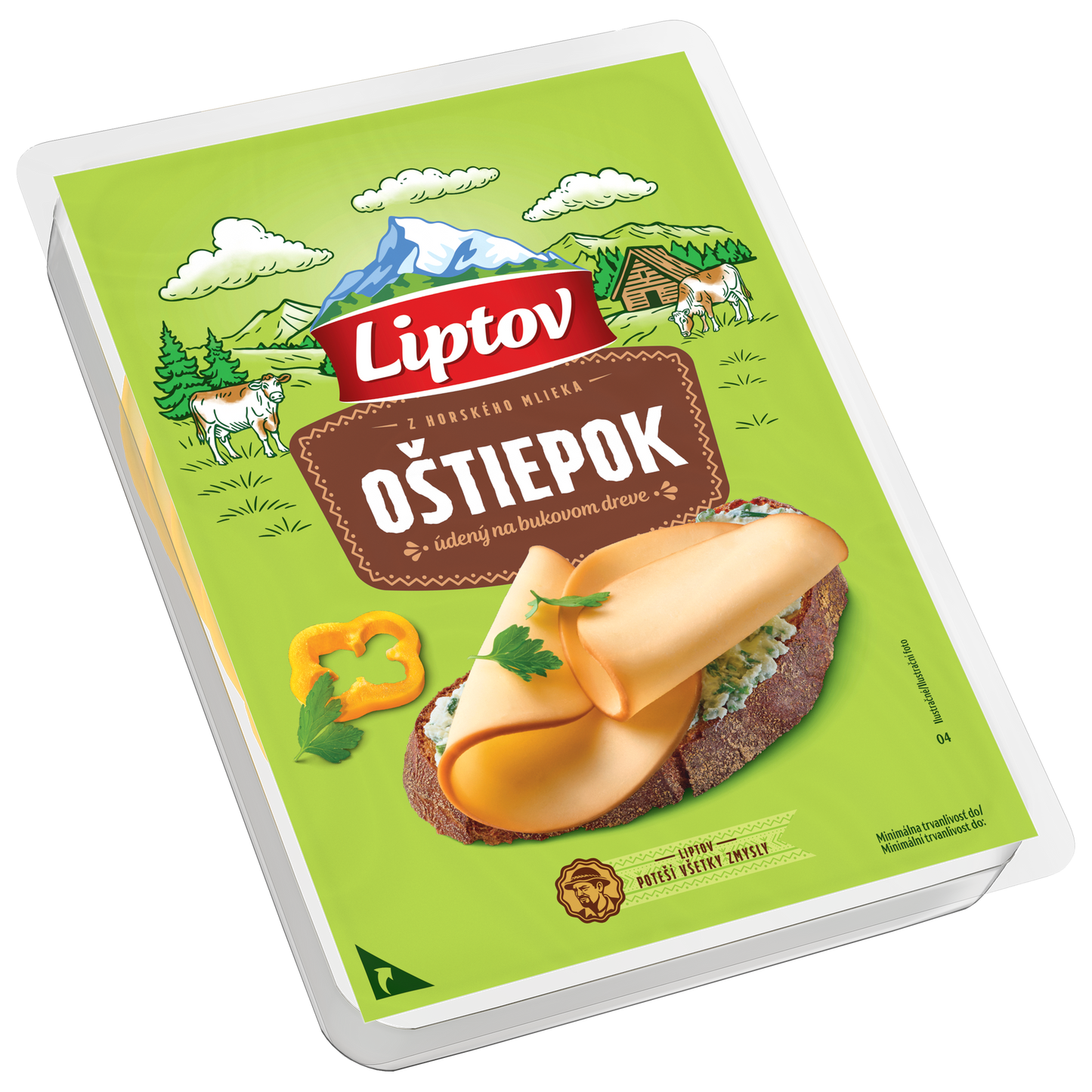Liptov Oštiepok plátky uzené