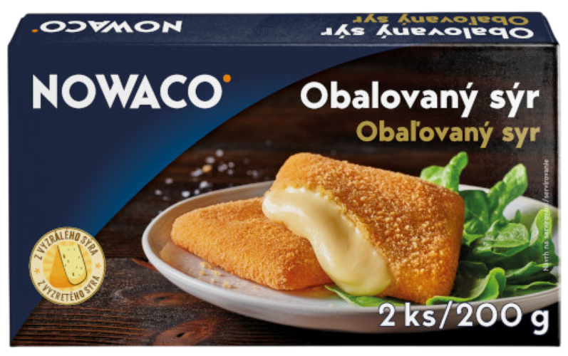 Nowaco Obalovaný sýr předsmažený