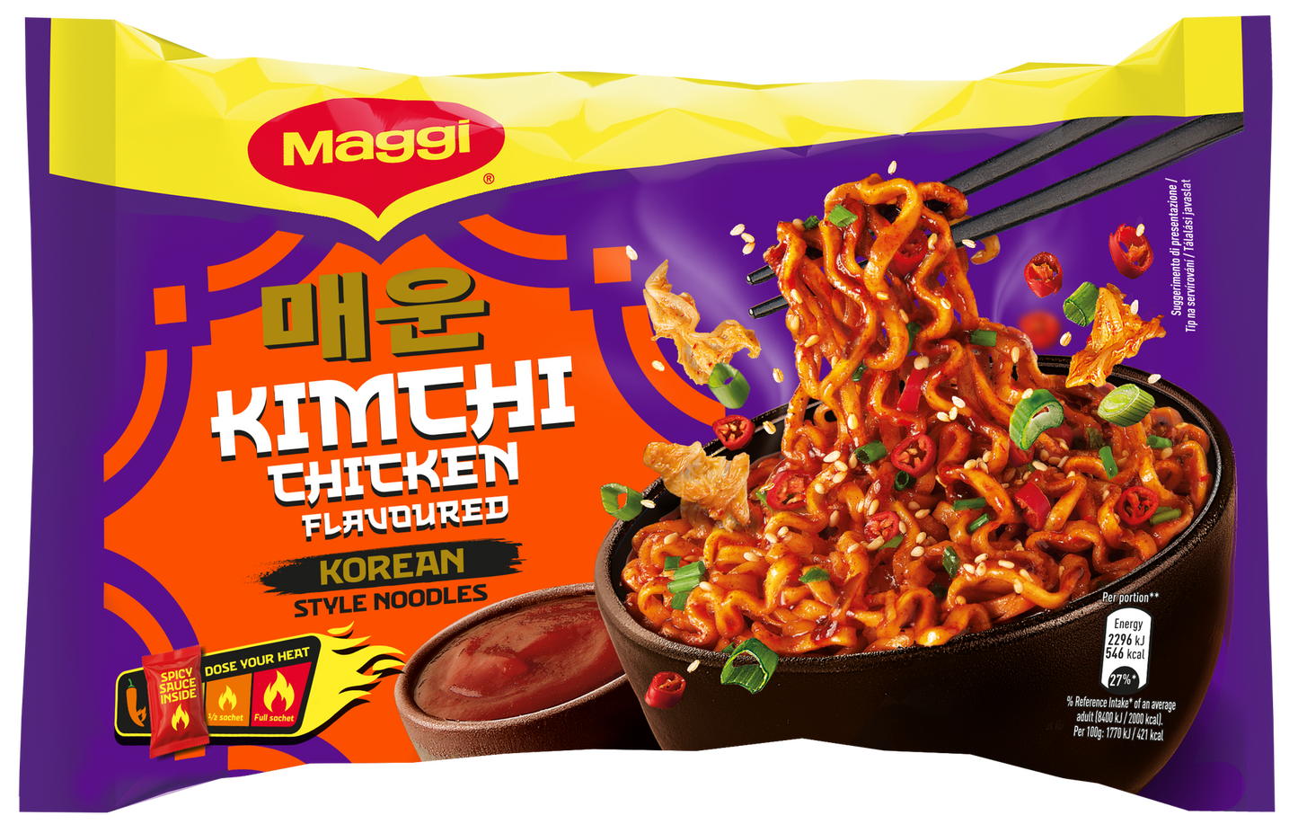 Maggi Korea Nudle Kimchi kuřecí