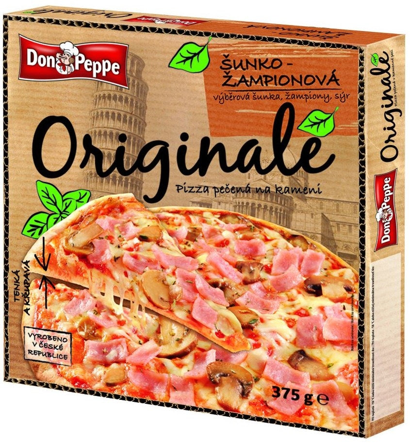 Don Peppe Originale Pizza Šunka a žampiony