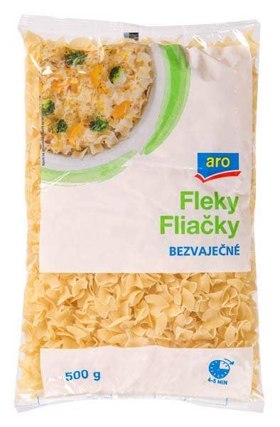 ARO Těstoviny fleky bezvaječné