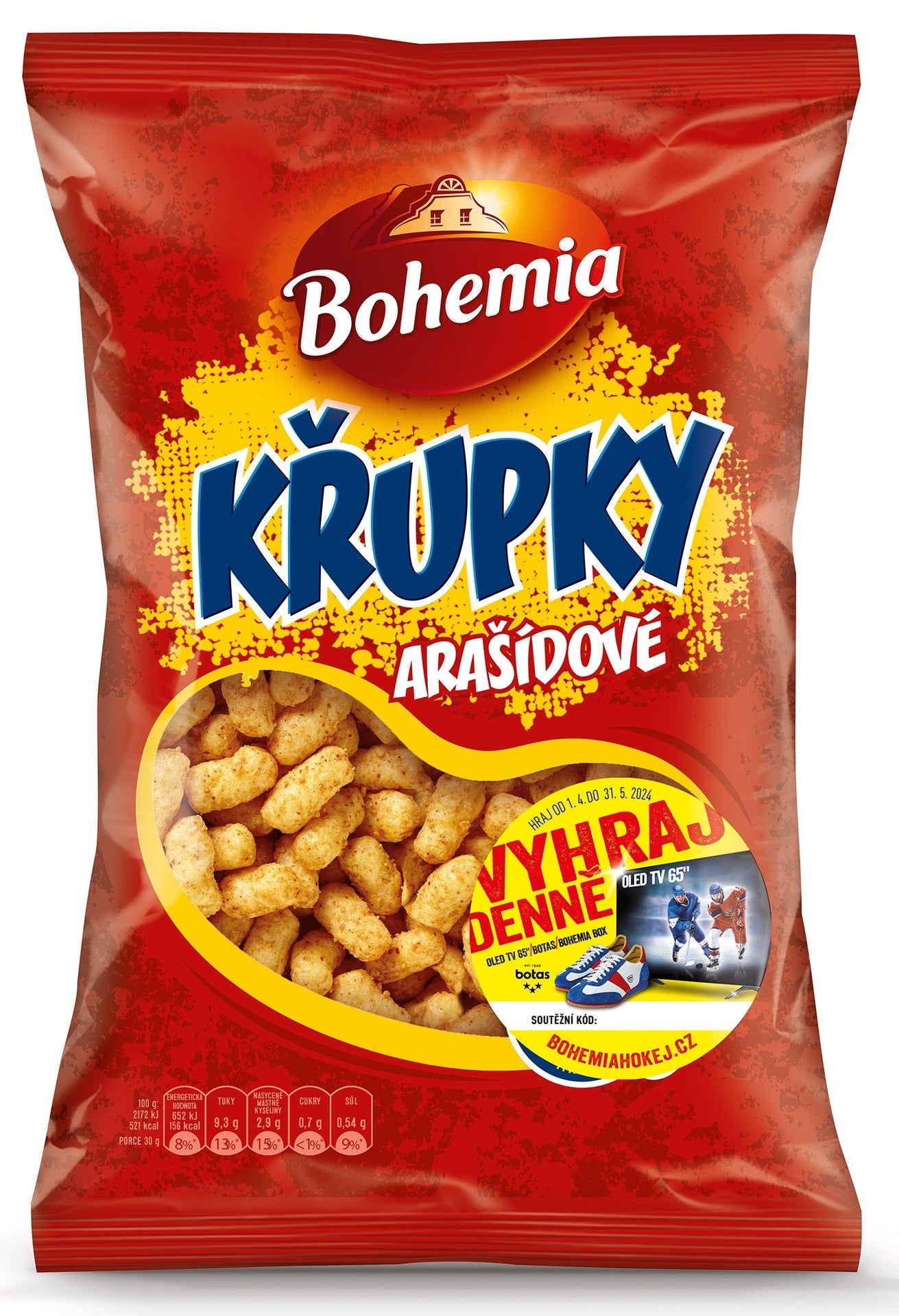 Bohemia Arašídové Maxi křupky