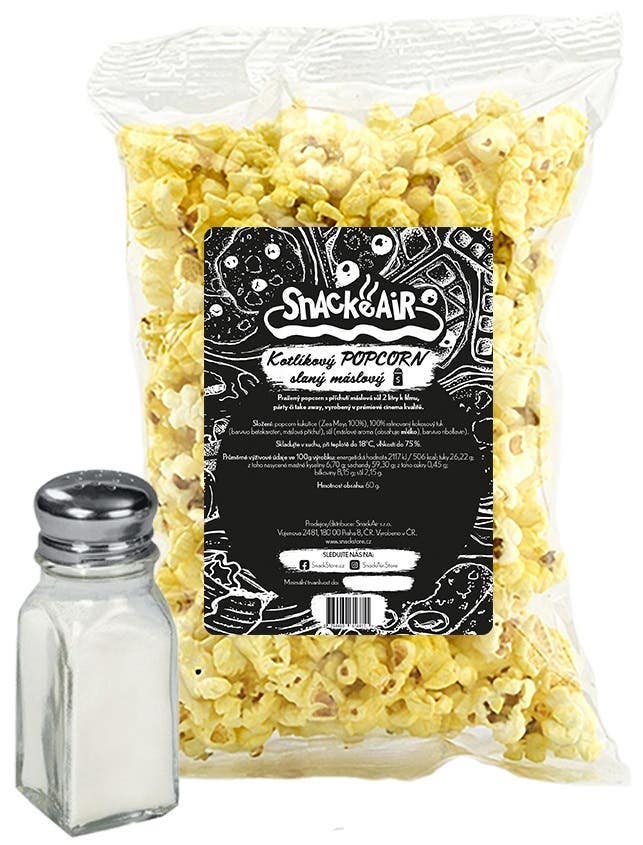 SnackAir Kotlíkový popcorn slaný máslový
