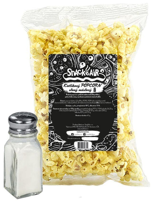 SnackAir Kotlíkový popcorn slaný máslový