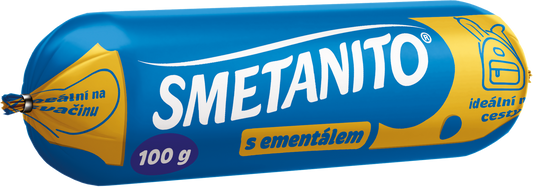 Smetanito Střívko s ementálem tavený sýr
