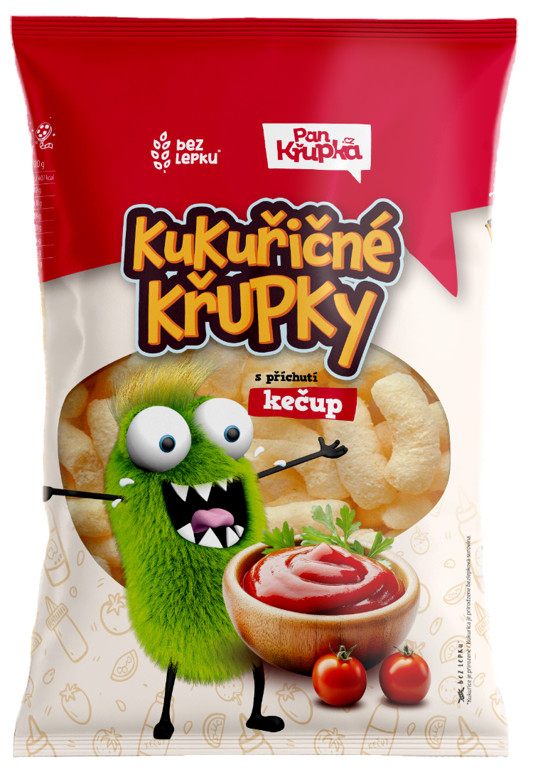 Pan Křupka Křupky s příchutí kečupu