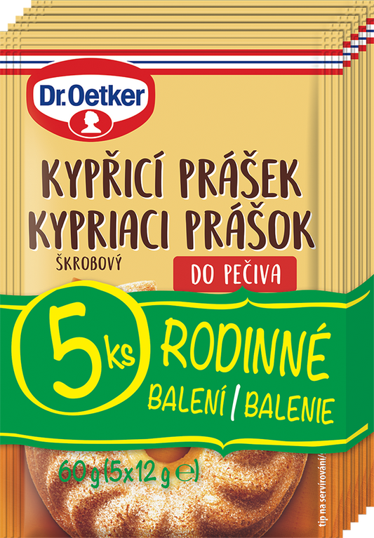 Dr. Oetker Kypřicí prášek do pečiva 5ks