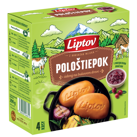 Liptov Pološtiepok na gril s brusinkovou omáčkou 4 ks