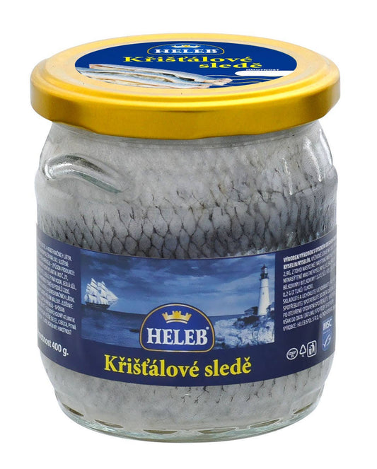 Heleb Křišťálové sledě s cibulí