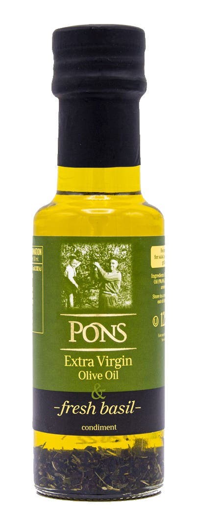 Pons Extra panenský olivový olej s bazalkou