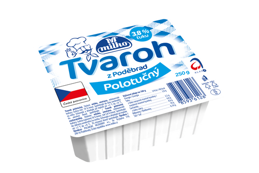 Milko Tvaroh z Poděbrad polotučný