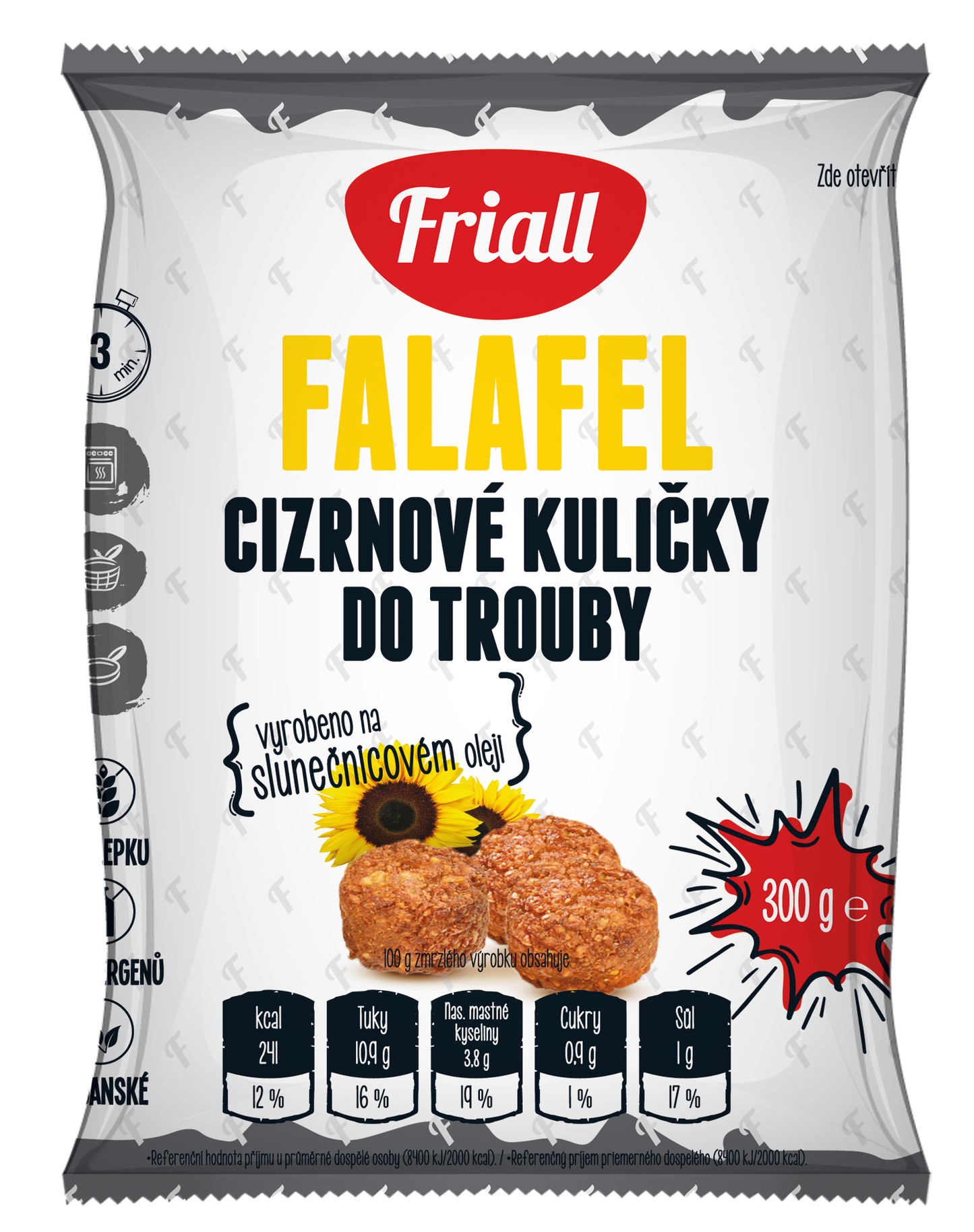 Friall Falafel cizrnové kuličky