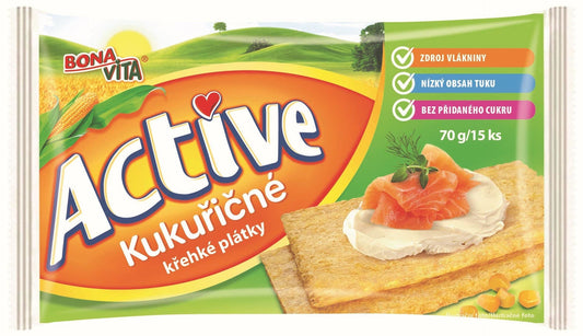 Bonavita Active Křehké plátky kukuřičné