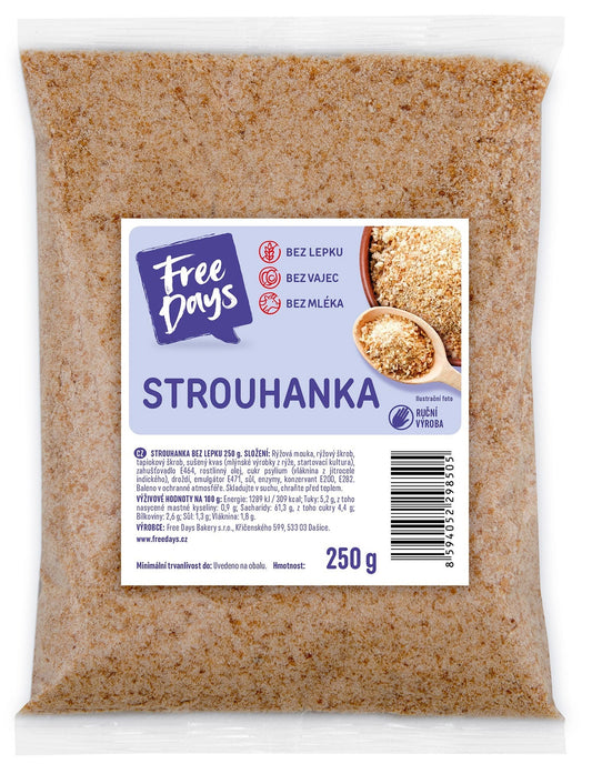 FreeDays Strouhanka bez lepku
