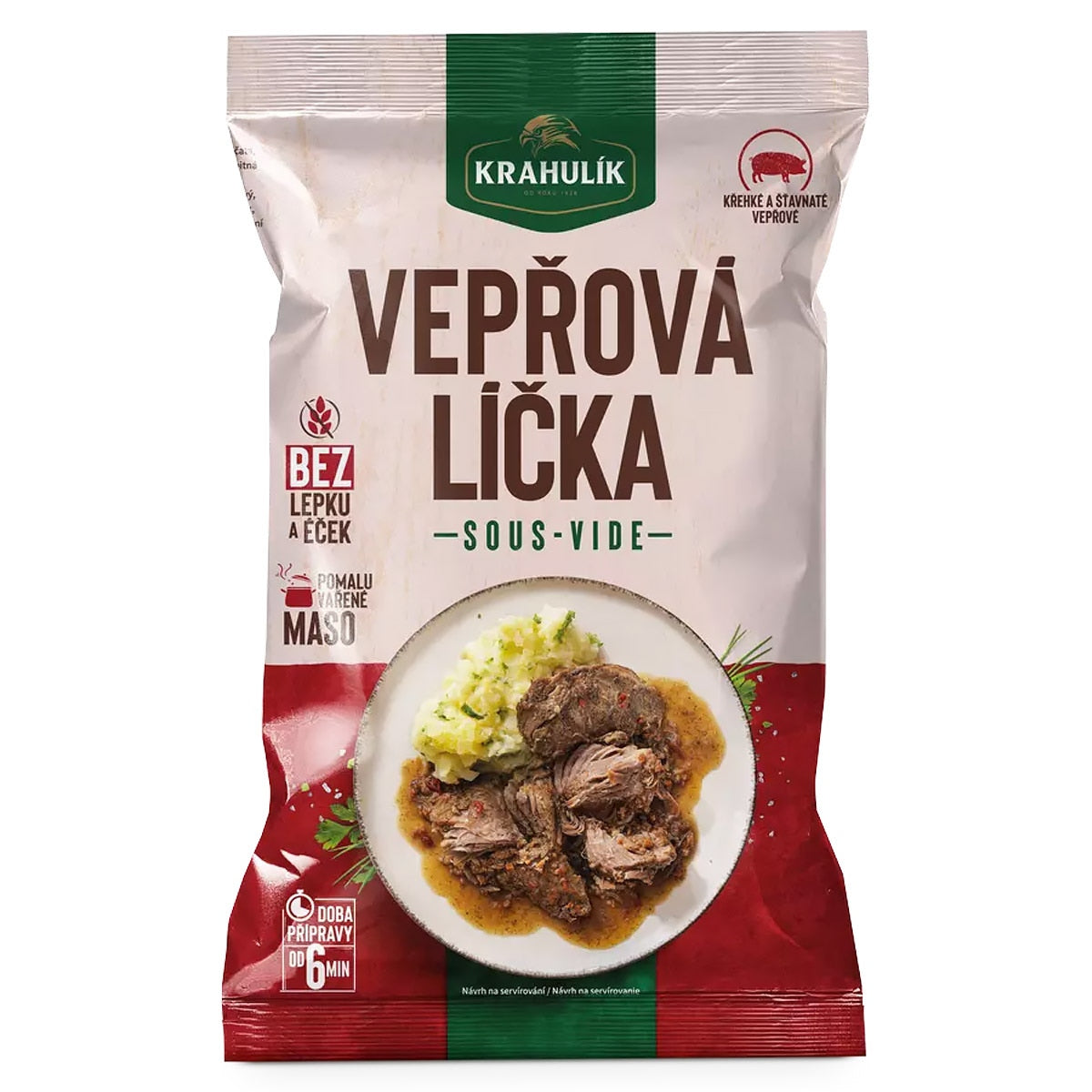 Krahulík Vepřová líčka Sous-vide