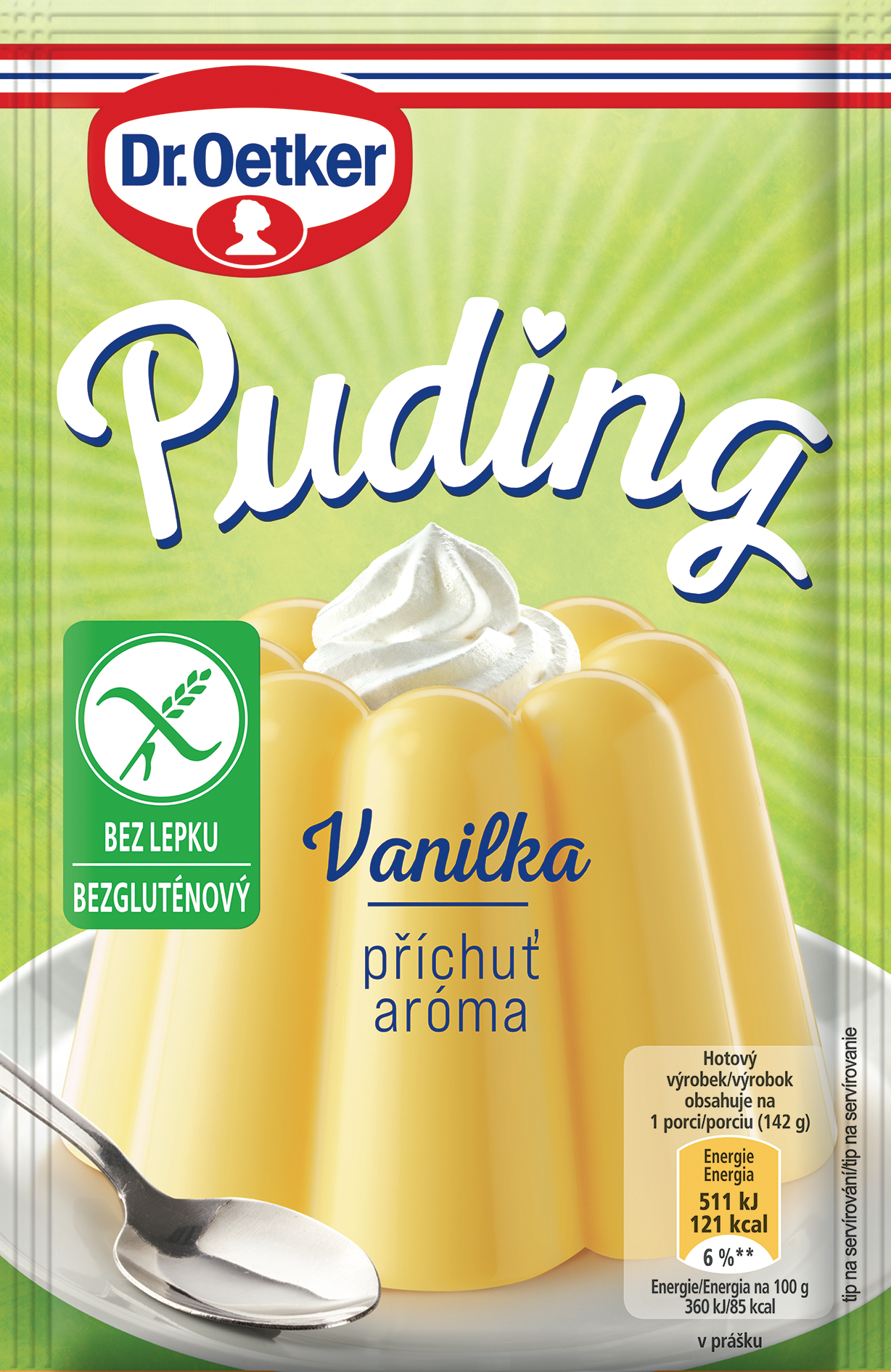 Dr. Oetker Puding vanilkový bez lepku