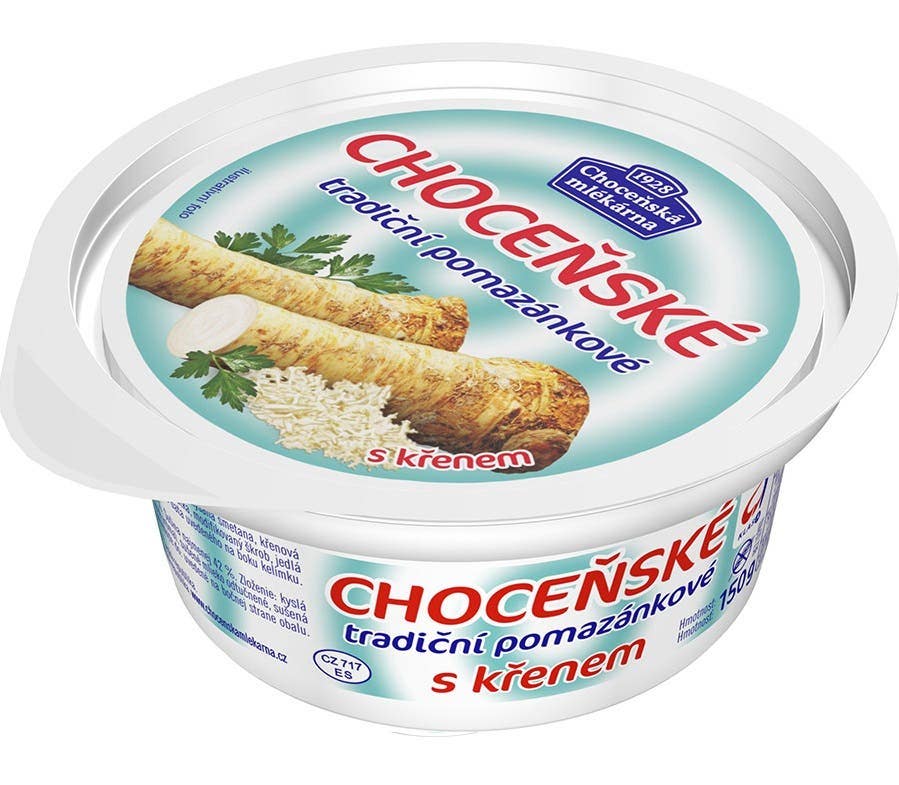 Choceňská Mlékárna Choceňské tradiční pomazánkové s křenem